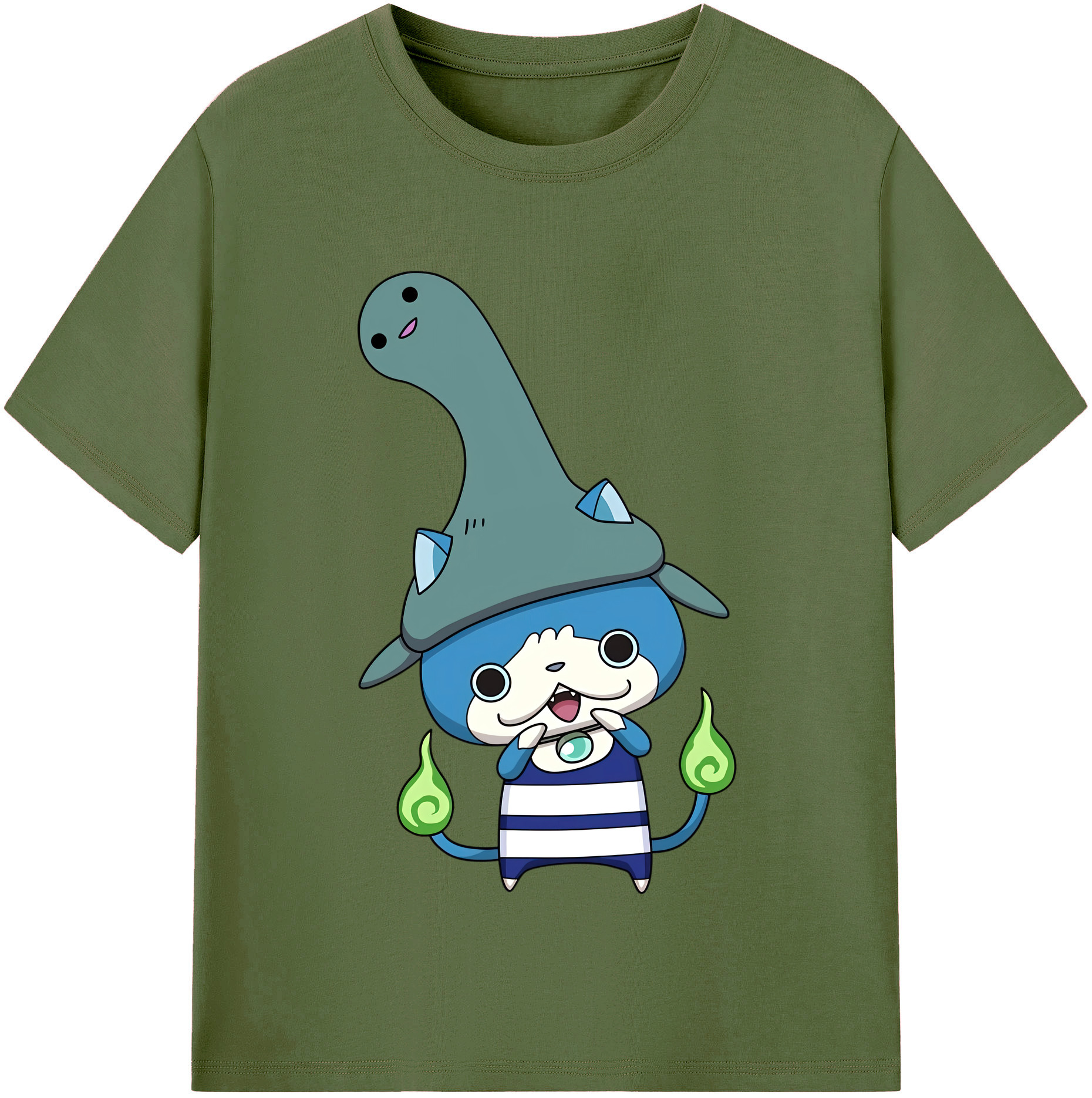 （画像用） 妖怪ウォッチ Yo-kai Watch 綿100％半袖Tシャツ（フロントプリント）
